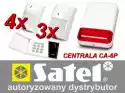 Alarm Satel Ca-6 Led, 4Xaqua Pet, 3Xgrey Plus, Syg. Zew. Spl-203