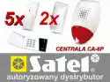 Alarm Satel Ca-6 Led, 5Xivory, 2Xcobalt Pro, Syg. Zew. Sp-500 - 