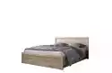 Łóżko Jazz Ze Stelażem I Pojemnikiem 140 X 200 Cm Dąb Sonoma