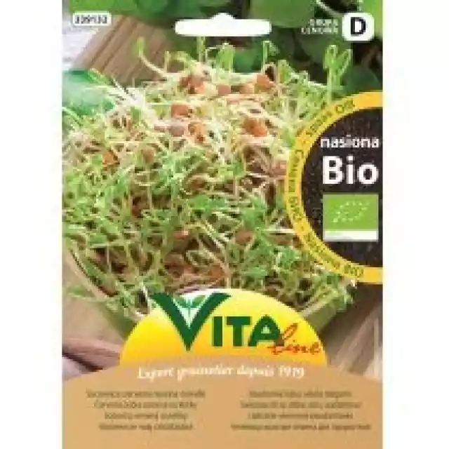 Vita Line Nasiona Soczewicy Czerwonej Na Kiełki 30 G Bio