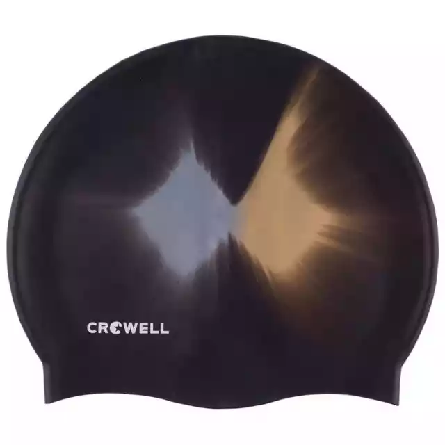 Czepek Pływacki Silikonowy Crowell Multi Flame Czarny Kol.08