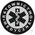 Emblemat Odblaskowy Ratownictwo Medyczne - Rzep 8,5 Cm