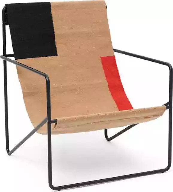 Krzesło Desert Block Czarna Rama