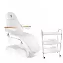 Fotel Kosmetyczny Elektryczny Lux 3 + Stolik G Plus Pcv