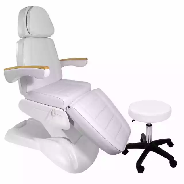 Fotel Kosmetyczny Elektryczny Lux 3 + Taboret Za 1 Zł!