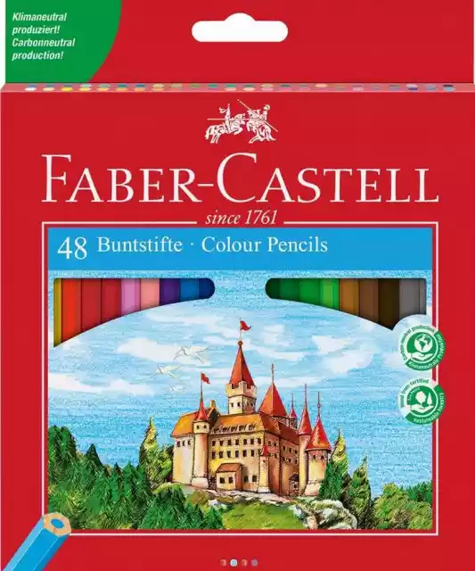 Kredki Ołówkowe Zamek - 48 Kolorów