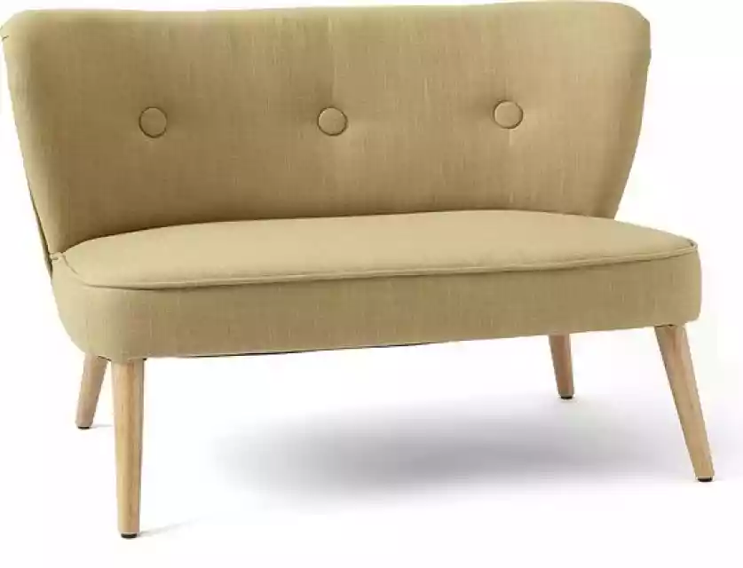 Sofa Dla Dzieci Kids Concept Żółta Na Drewnianych Nogach