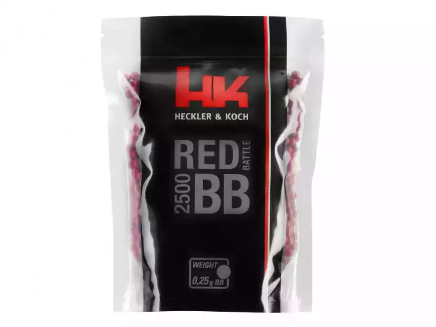 Kulki Bb Do Asg Hk Heckler & Koch Red Battle 0,25 G 6 Mm 2500 Sz