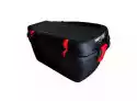 Kufer Na Bagażnik Cargo Duży Czarny-Uchwyty Czerwone