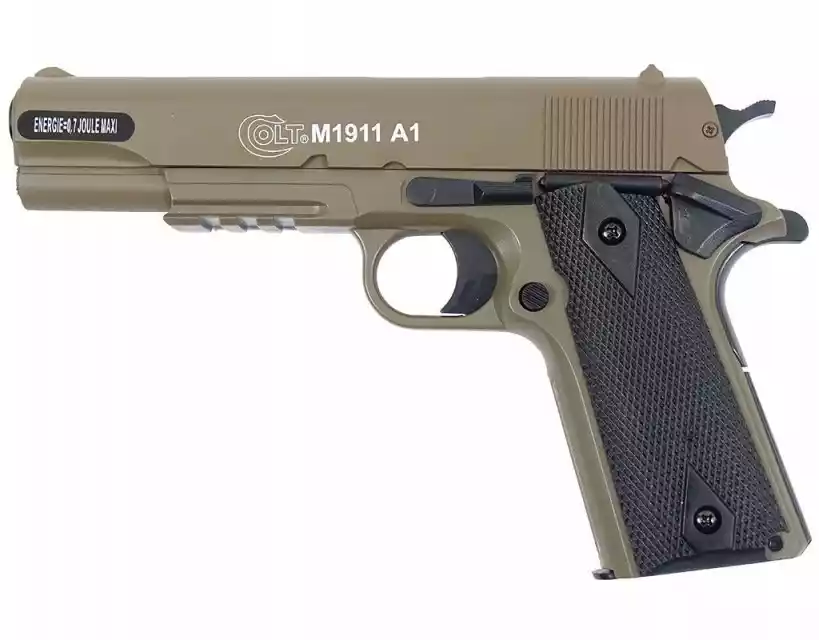 Pistolet Asg Cybergun Colt 1911A1 Hpa Metal Slide - Tan (180126)