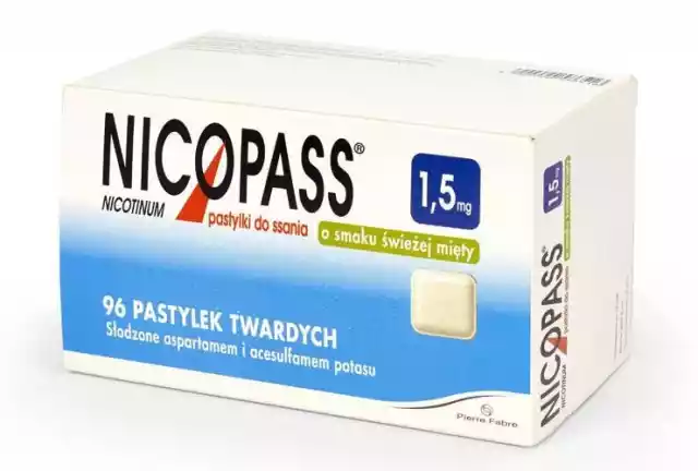Nicopass 1,5Mg X 96 Pastylek Do Ssania O Smaku Świeżej Mięty