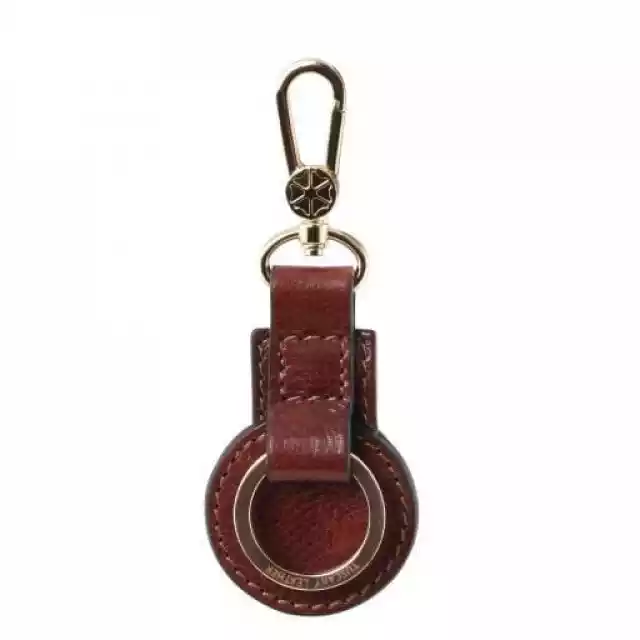 Tuscany Leather Skórzany Brelok Do Kluczy , Kolor Brązowy Tl1419