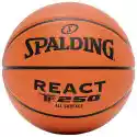 Piłka Koszykowa Spalding React Tf-250 Rozm. 6 Brązowa 76802Z