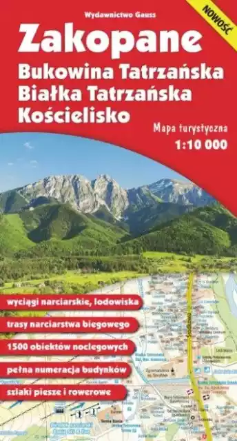 Mapa. Zakopane, Bukowina Tatrzańska, Białka Tatrzańska I Kościel
