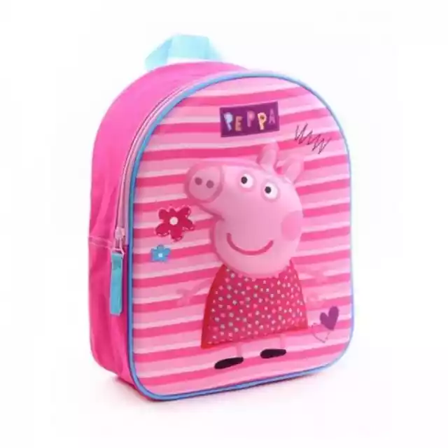 Plecak 3D Peppa Pig - Świnka Pepa Wypukły New