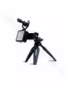 Synco Vlogger Kit 2 Zestaw Mikrofon M1S, Lampa Led, Uchwyt Mobil