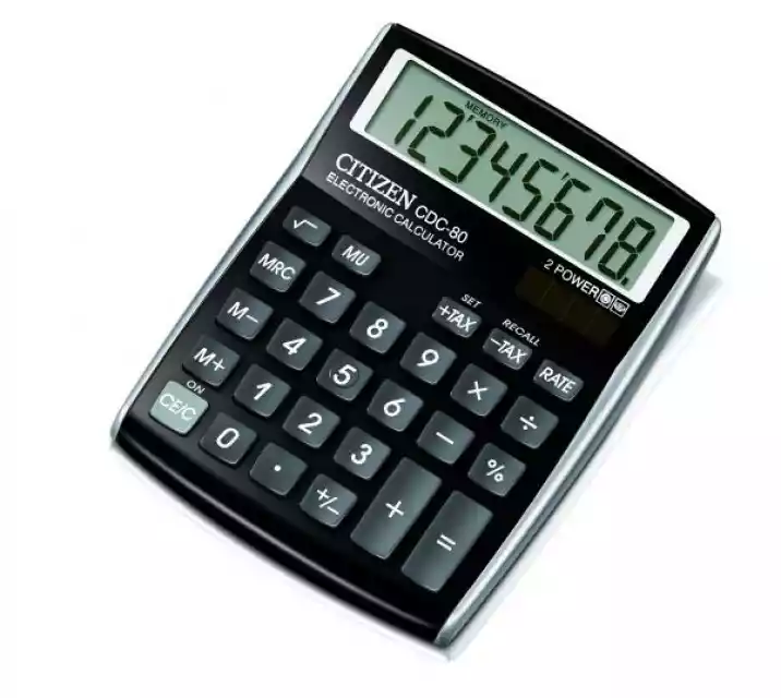 Kalkulator Citizen Cdc-80Bk - Czarny