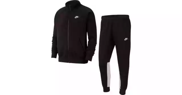 Nike Sportswear Fleece Tracksuit Bv3017-010 L Czarny