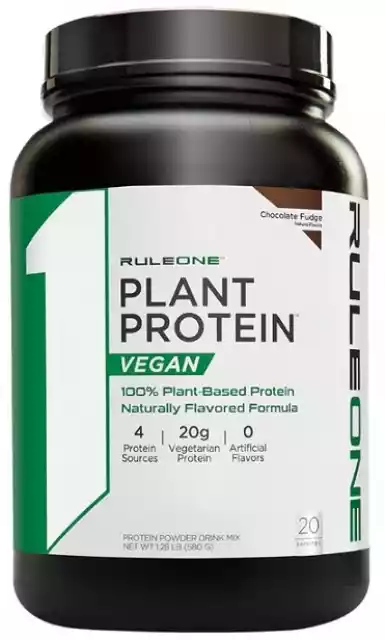 Rule One - Plant Protein, Białko Roślinne, Chocolate Fudge, Pros