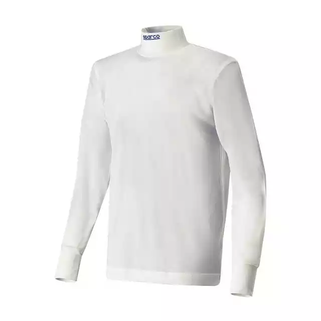 Koszulka Z Długim Rękawem Sparco Soft-Touch White (Homologacja F