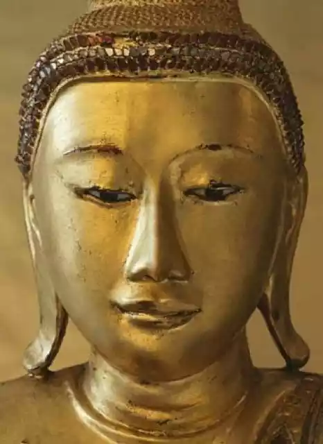 Złoty Budda - Fototapeta