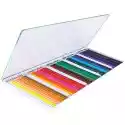 Kredki Ołówkowe Kolorowe W Metalowym Pudełku 50 Kolorów