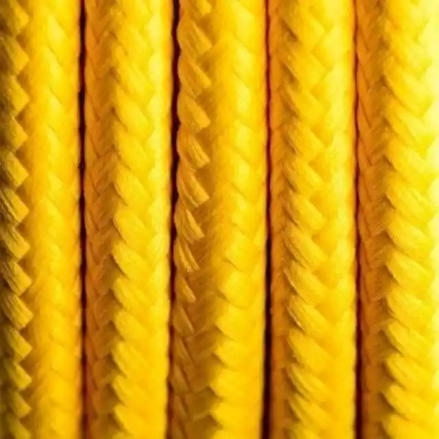 Lampa Podłogowa Wanda 45X140Cm - Żółta / Czarny Abażur / Żółty