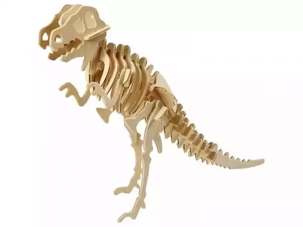 Tyranozaur Drewniane Puzzle Przestrzenne 3D
