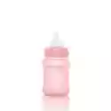 Szklana Butelka  Ze Smoczkiem S, 150 Ml, Różowa, Everyday Baby