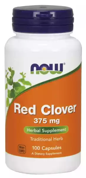 ﻿now Foods - Red Clover, 375Mg, 100 Kapsułek