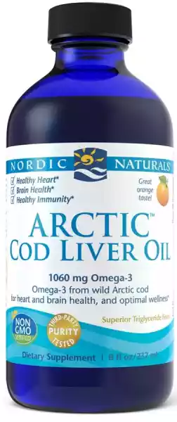 Nordic Naturals - Arctic Cod Liver, Tran Z Dorsza, 1050Mg, Smak 