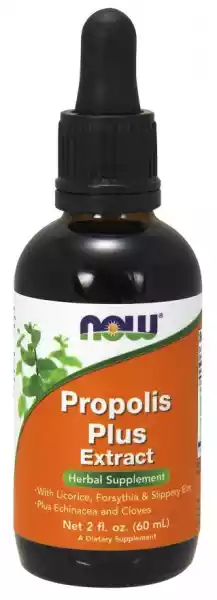 ﻿now Foods - Propolis Plus Extract, Płyn, 60 Ml