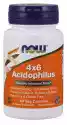 ﻿now Foods - Acidophilus 4X6, Probiotyki, 60 Vkaps
