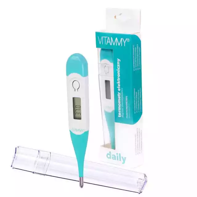 Vitammy Daily Termometr Elektroniczny, Elastyczna Końcówka