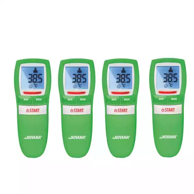 Novama Free Colors Fresh Green Termometr Bezdotykowy Mierzy W 1 