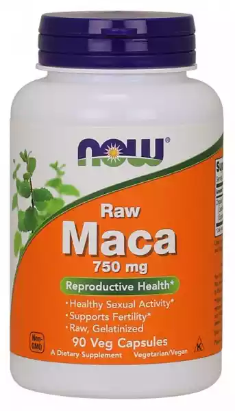 Now Foods - Maca 6:1 Concentrate, 750Mg Raw, 90 Vkaps