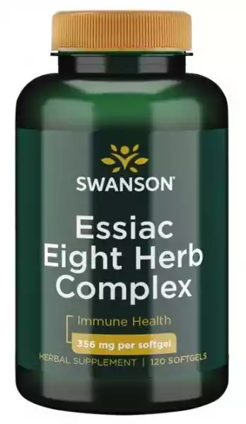 Swanson - Essiac Eight Herb, Mieszanka Ziół, 398Mg, 120 Kapsułek