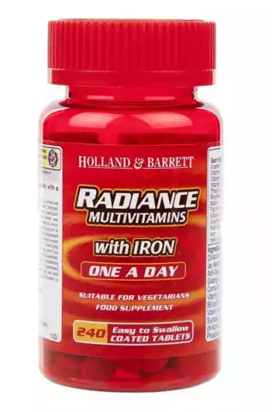 Holland & Barrett - Radiance Multi Vitamins & Iron One A Day, 24