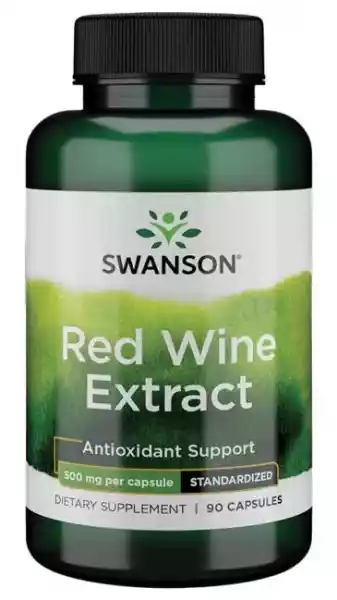 Swanson - Ekstrakt Z Czerwonego Wina, 500 Mg, 90 Kapsułek