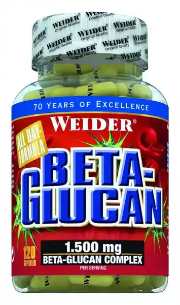 Weider - Beta-Glukan, 120 Kapsułek 