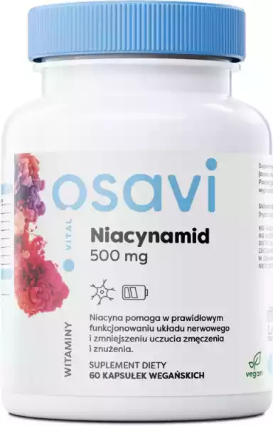 Osavi - Niacynamid, 500Mg, 60 Vkaps