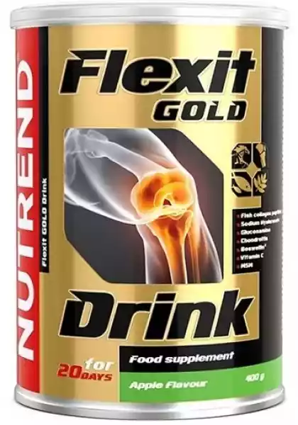 Nutrend - Flexit Gold Drink, Jabłko, Proszek, 400G