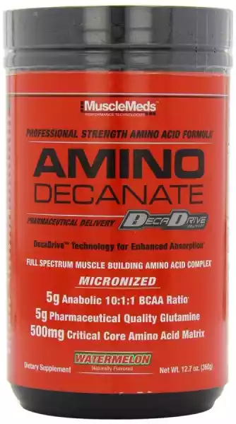 Musclemeds - Amino Decanate, Citrus Lime, Proszek, 384G