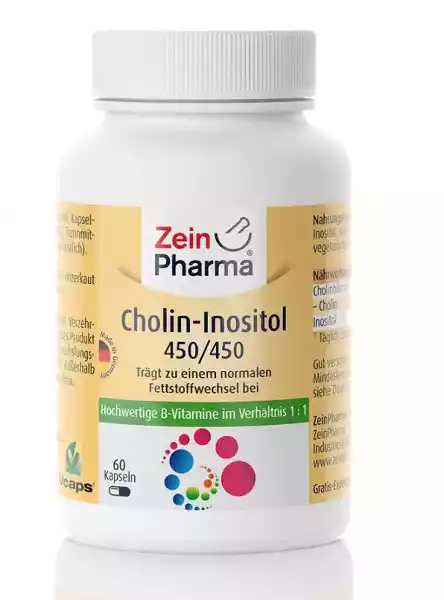Zein Pharma - Cholina I Inozytol, Choline-Inositol 450/450Mg, 60