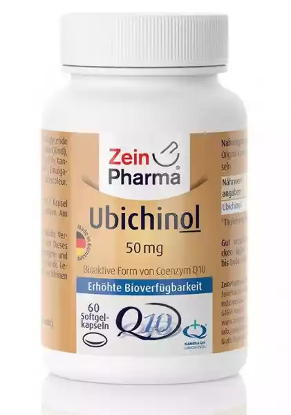 Zein Pharma - Ubichinol, Ubiquinol, 50Mg, 60 Kapsułek