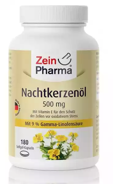 Zein Pharma - Olej Z Wiesiołka, 500Mg, 180 Kapsułek