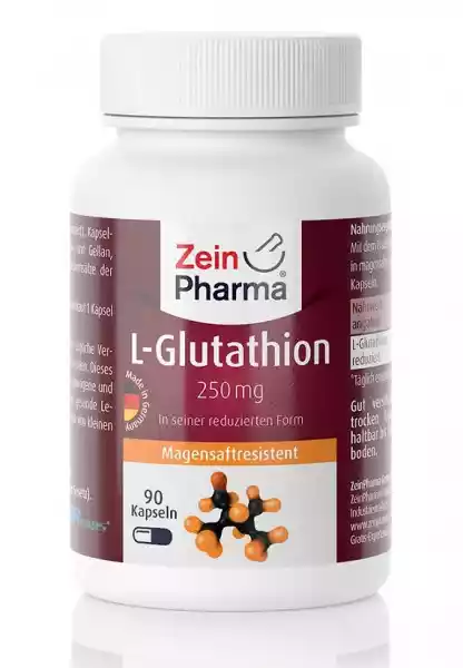 Zein Pharma - L-Glutation, 250Mg, 90 Kapsułek