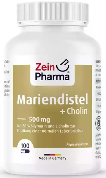 Zein Pharma - Ostropest + Cholina, Liver Complex, 100 Kapsułek