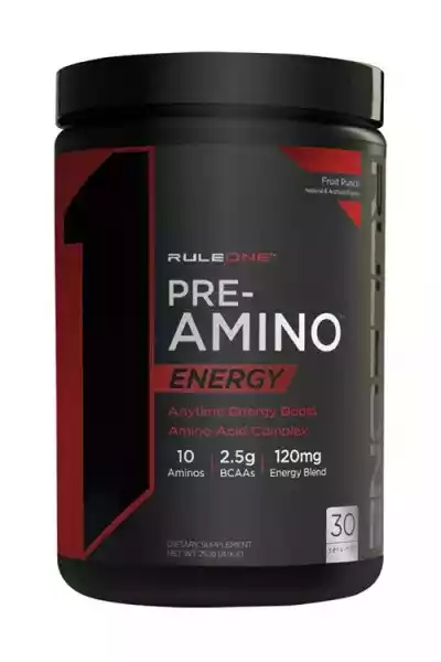 Rule One - Pre-Amino Energy, Fruit Punch, Proszek, 252G