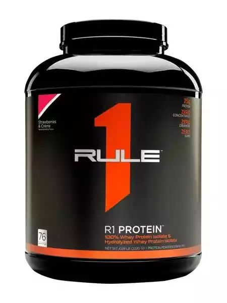 Rule One - R1 Protein, Białko, Strawberries & Creme, Proszek, 22